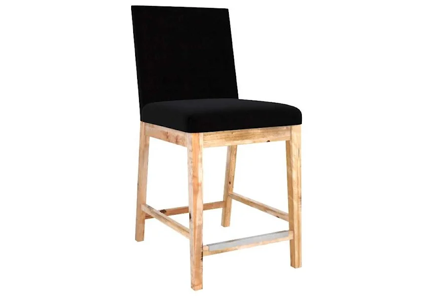Loft Customizable 24" Fixed Stool by Canadel at Esprit Decor Home Furnishings